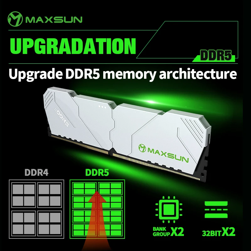 Ddr5 32Gb - MAXSUN Kühlkörper Memoria RAM DDR5 6000